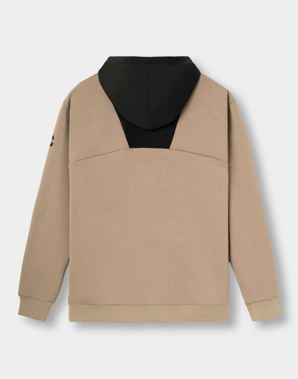 CRONOS BLACK SHIFT HOODIE【BEIGE】