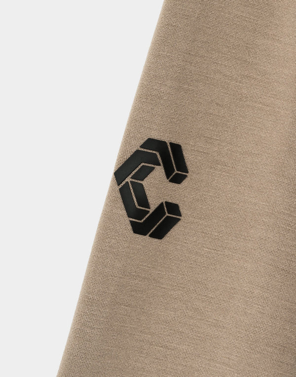 CRONOS BLACK SHIFT HOODIE【BEIGE】