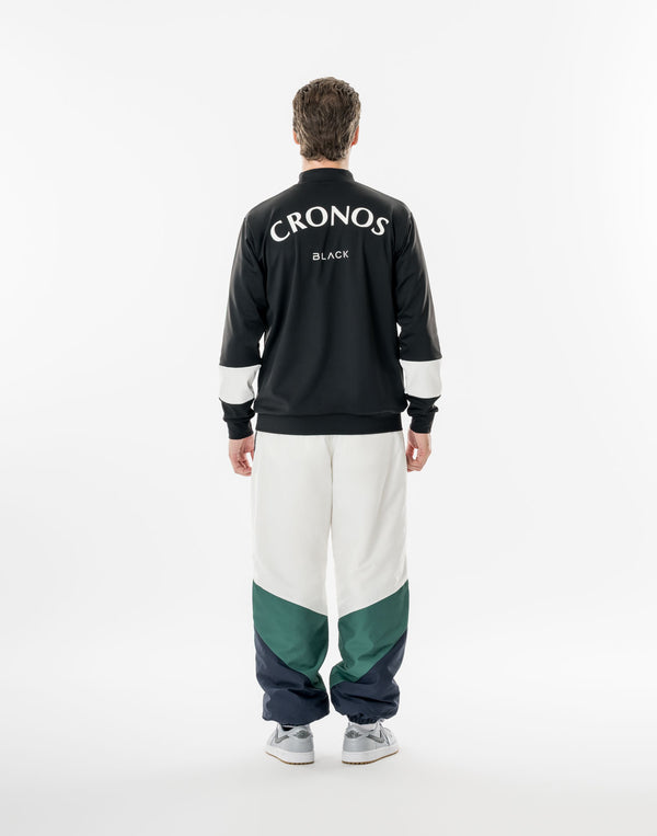 CRONOS BLACK TENSION MOCK SWEAT【BLACK】