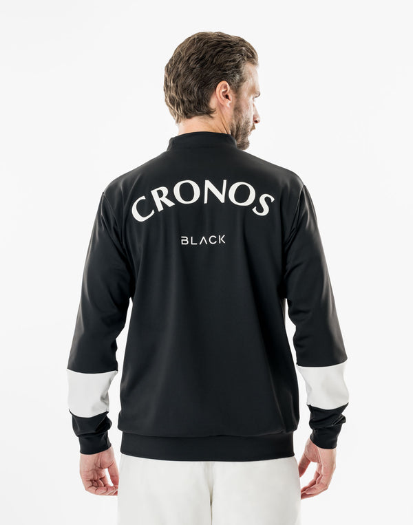 CRONOS BLACK TENSION MOCK SWEAT【BLACK】