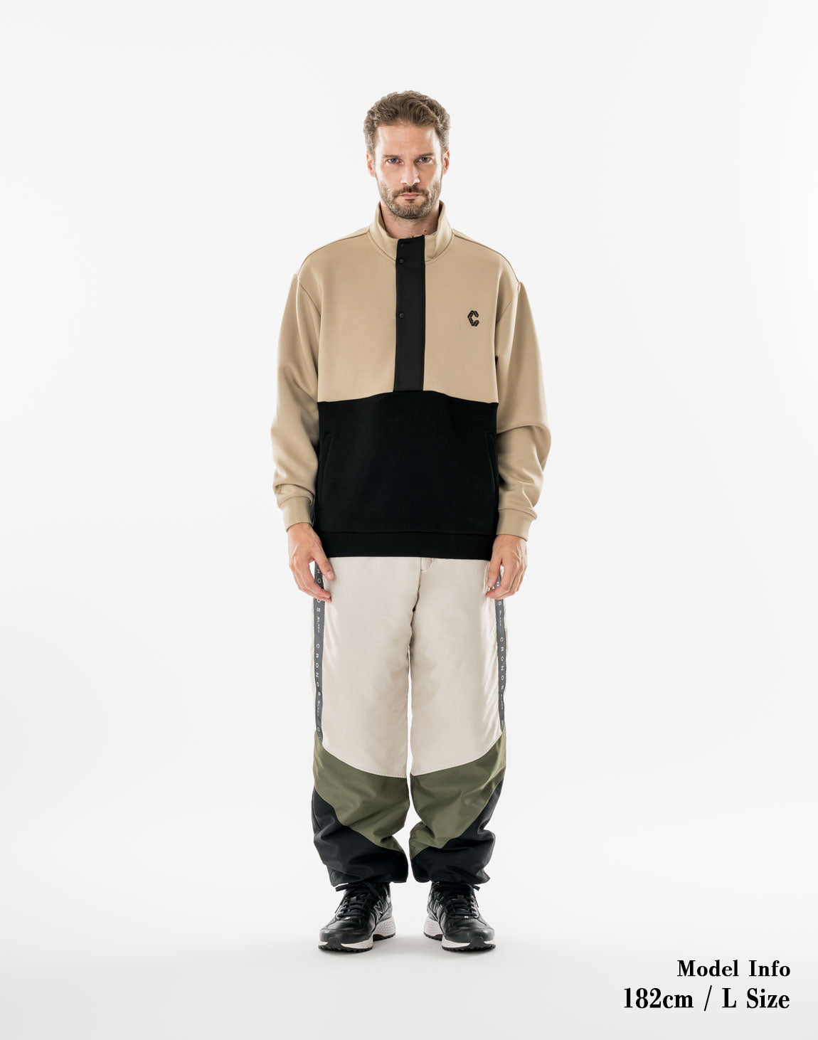 CRONOS BLACK SHIFT BLOUSON【BEIGE】