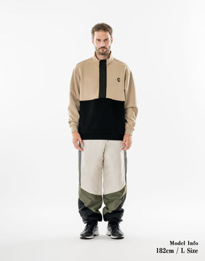 CRONOS BLACK SHIFT BLOUSON【BEIGE】