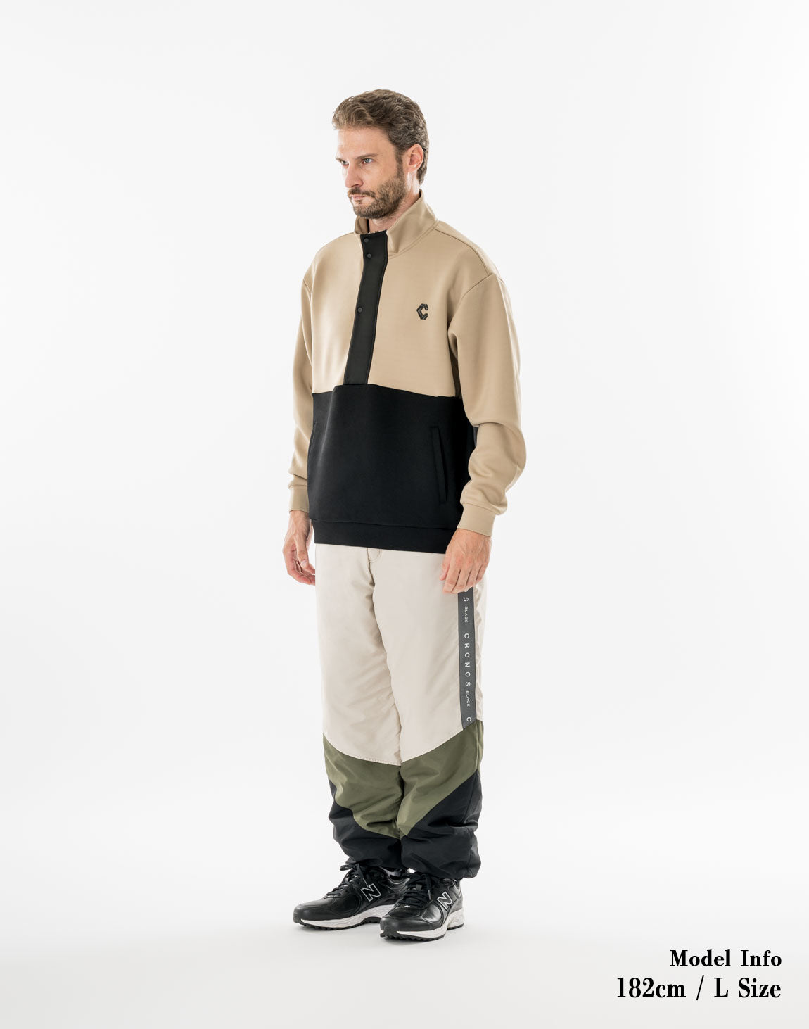 CRONOS BLACK SHIFT BLOUSON【BEIGE】