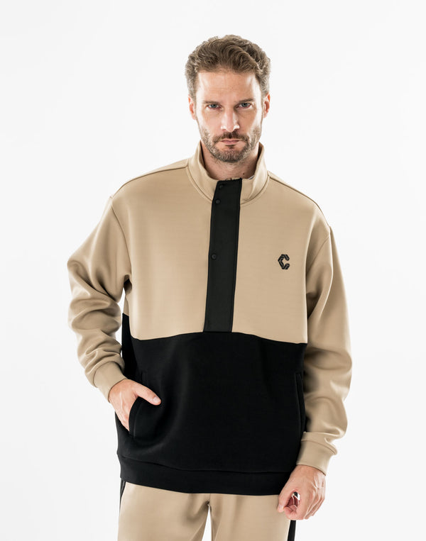 CRONOS BLACK SHIFT BLOUSON【BEIGE】