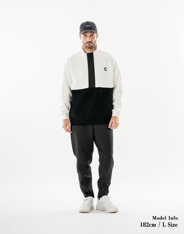 CRONOS BLACK SHIFT BLOUSON【M.WHITE】