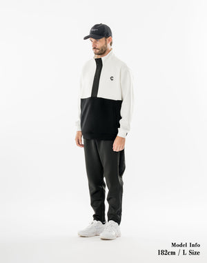 CRONOS BLACK SHIFT BLOUSON【M.WHITE】