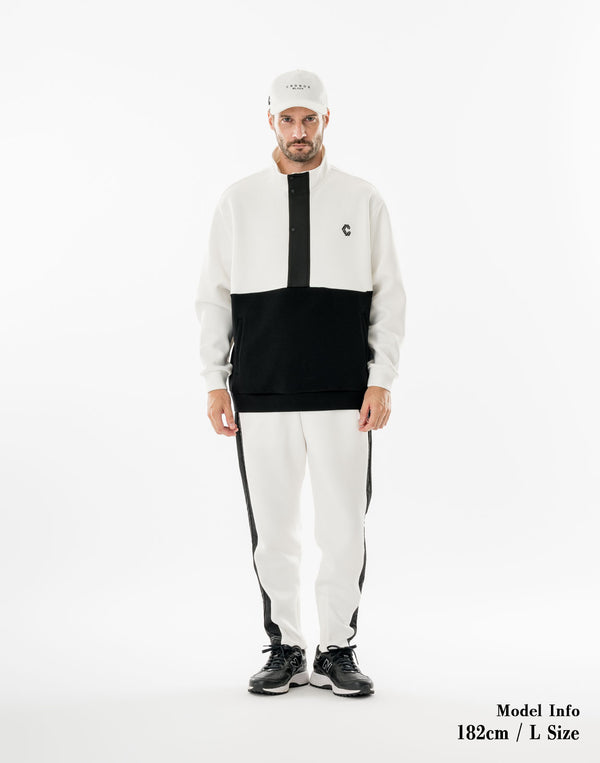 CRONOS BLACK SHIFT BLOUSON【M.WHITE】