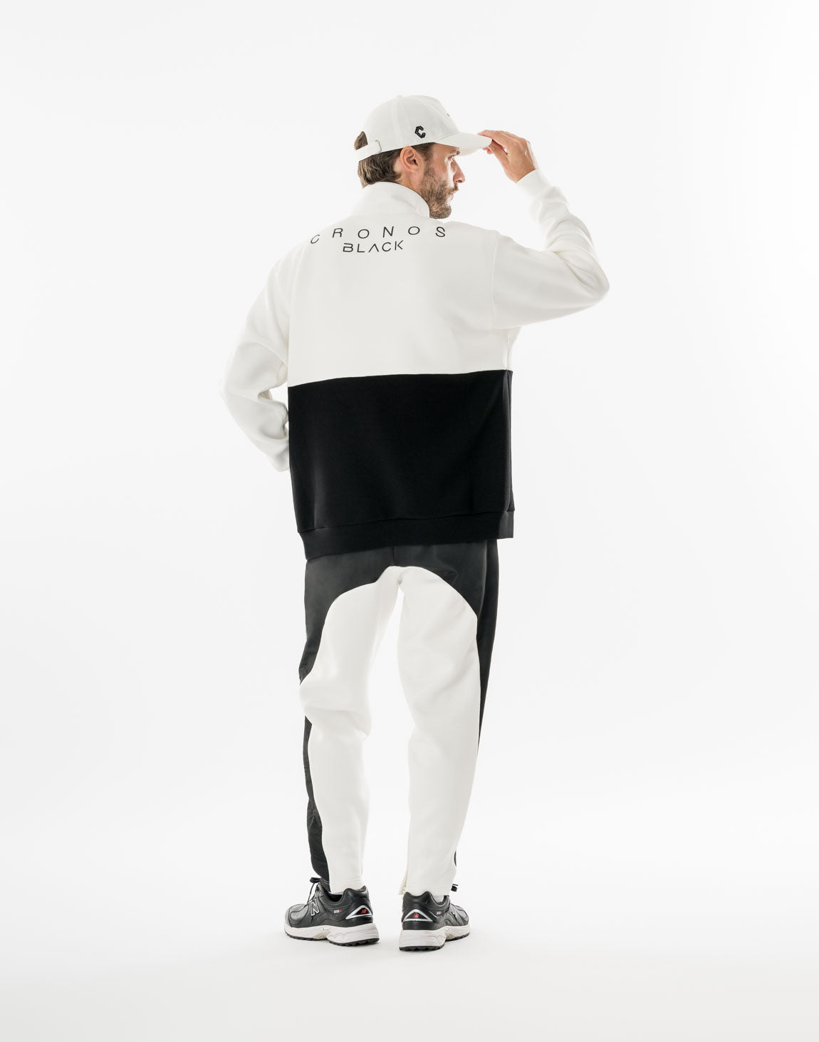 CRONOS BLACK SHIFT BLOUSON【M.WHITE】