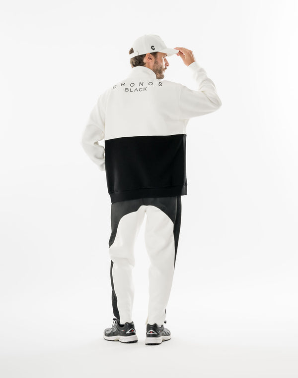 CRONOS BLACK SHIFT BLOUSON【M.WHITE】