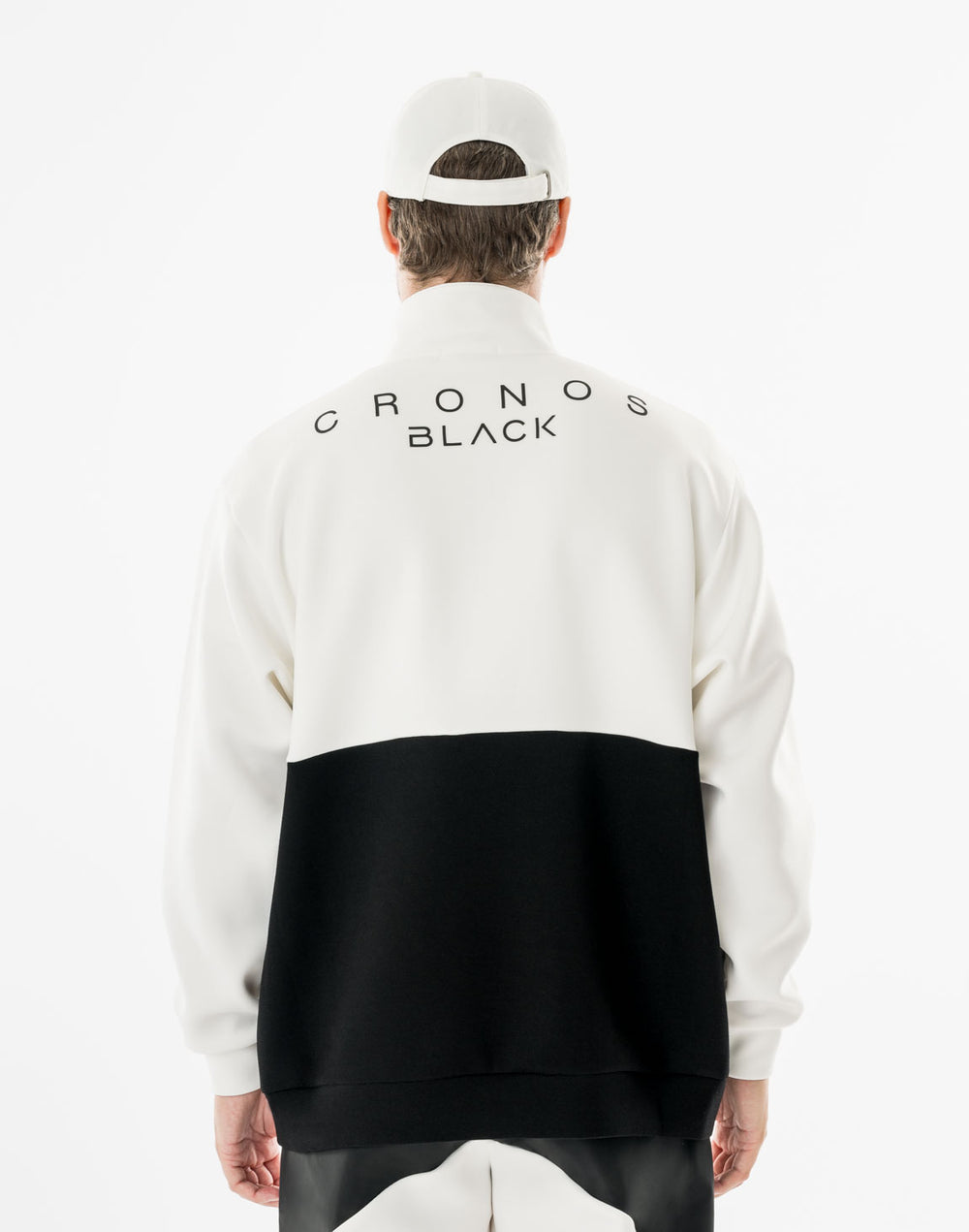 CRONOS BLACK SHIFT BLOUSON【M.WHITE】