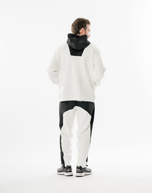CRONOS BLACK SHIFT HOODIE【M.WHITE】