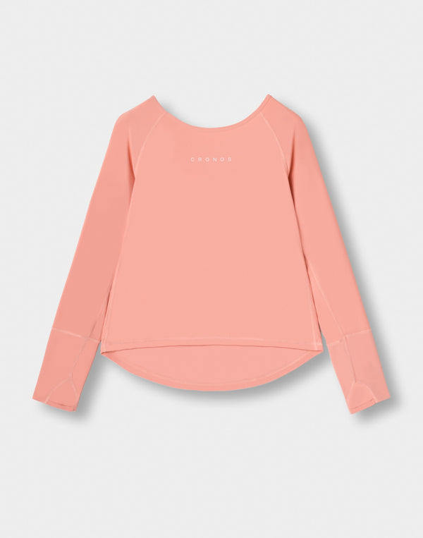 CRONOS WOMEN × KASANE Poise Long Sleeve【PINK】