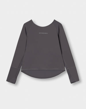CRONOS WOMEN × KASANE Poise Long Sleeve【GRAY】