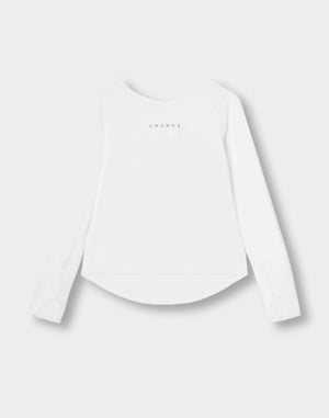 CRONOS WOMEN × KASANE Poise Long Sleeve【WHITE】