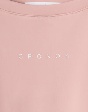 CRONOS WOMEN × KASANE Sculpt Line T-SHIRT 【PINK】