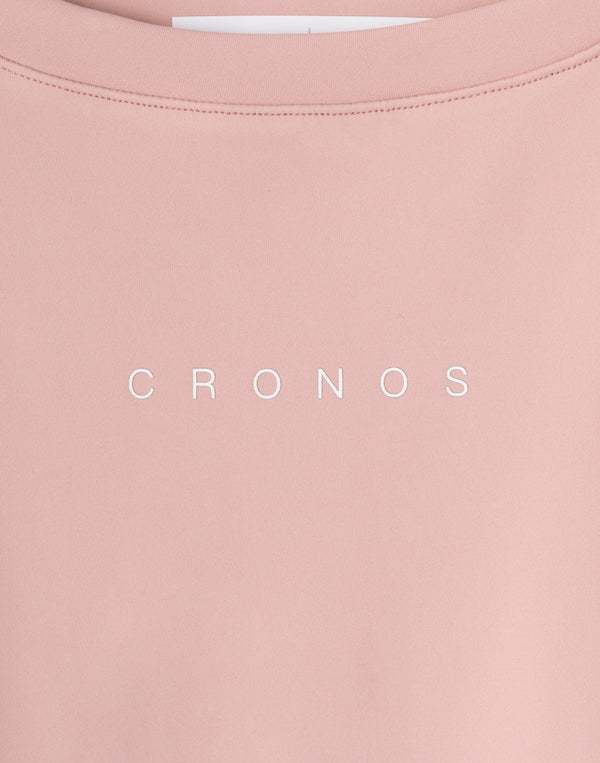 CRONOS WOMEN × KASANE Sculpt Line T-SHIRT 【PINK】