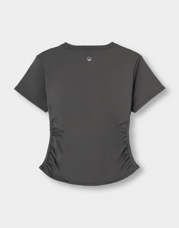 CRONOS WOMEN × KASANE Sculpt Line T-SHIRT 【GRAY】
