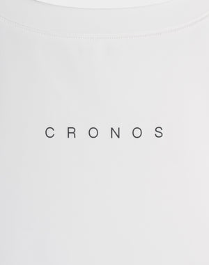 CRONOS WOMEN × KASANE Sculpt Line T-SHIRT 【WHITE】