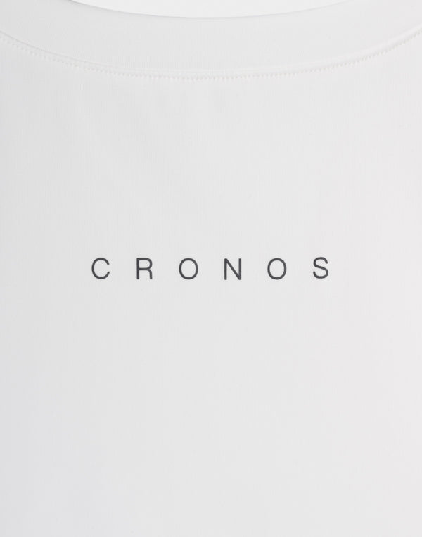 CRONOS WOMEN × KASANE Sculpt Line T-SHIRT 【WHITE】