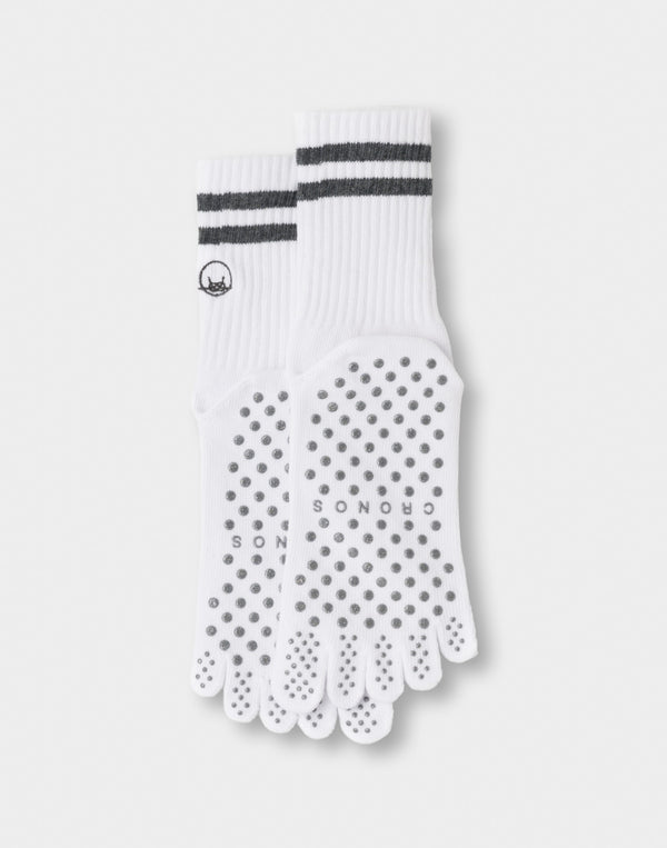 CRONOS WOMEN × KASANE Flow Grip Socks【WHITE】