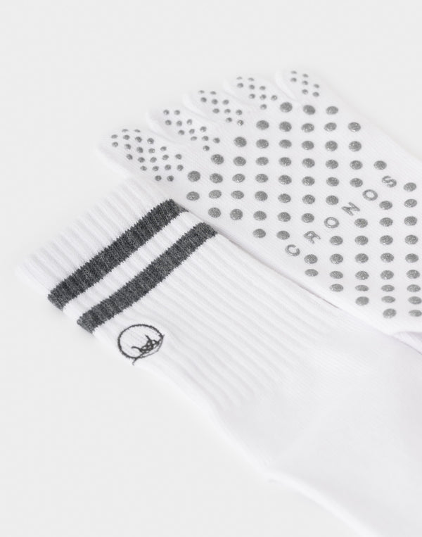 CRONOS WOMEN × KASANE Flow Grip Socks【WHITE】