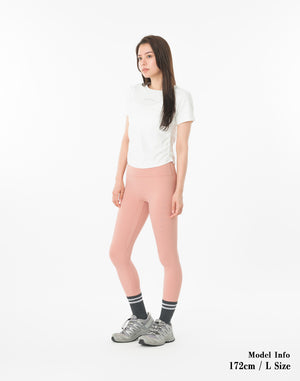 CRONOS WOMEN × KASANE Sculpt Line T-SHIRT 【WHITE】