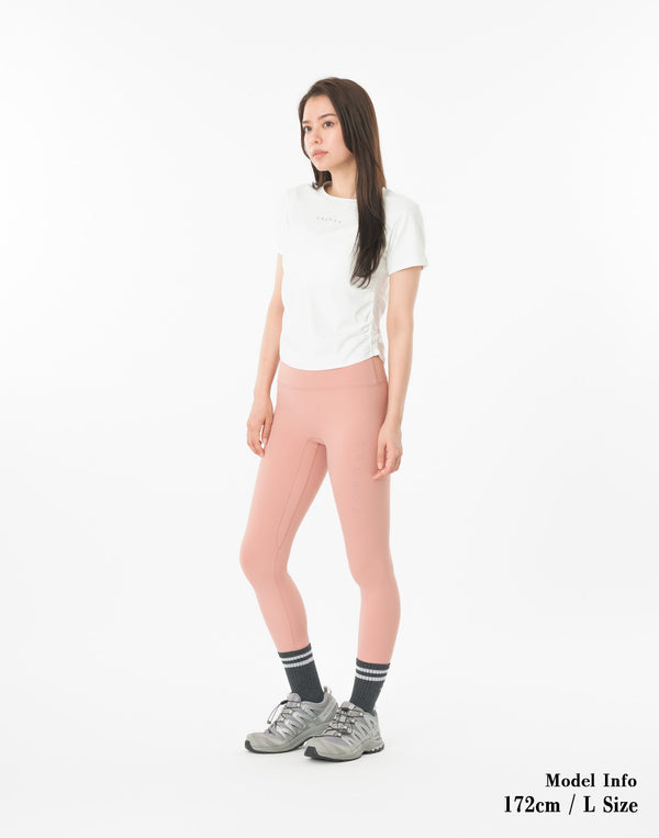 CRONOS WOMEN × KASANE Sculpt Line T-SHIRT 【WHITE】
