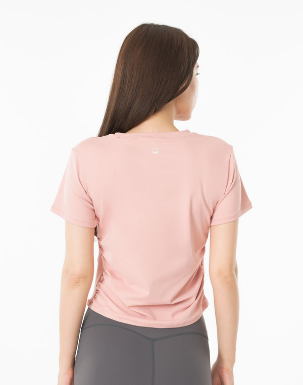 CRONOS WOMEN × KASANE Sculpt Line T-SHIRT 【PINK】