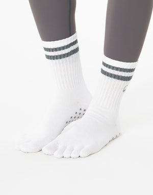 CRONOS WOMEN × KASANE Flow Grip Socks【WHITE】