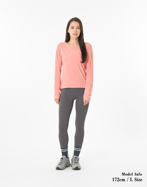 CRONOS WOMEN × KASANE Poise Long Sleeve【PINK】