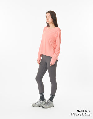 CRONOS WOMEN × KASANE Poise Long Sleeve【PINK】