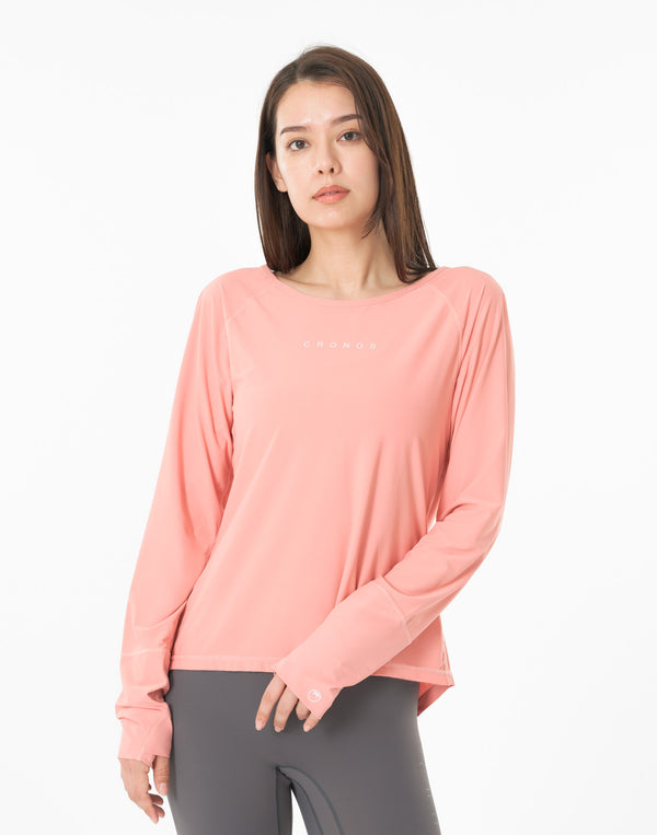 CRONOS WOMEN × KASANE Poise Long Sleeve【PINK】