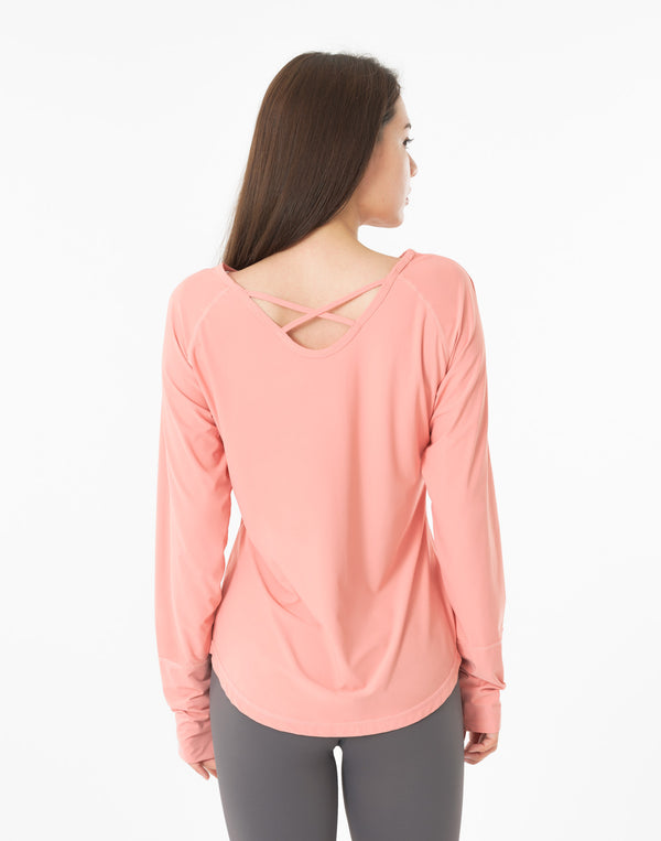 CRONOS WOMEN × KASANE Poise Long Sleeve【PINK】