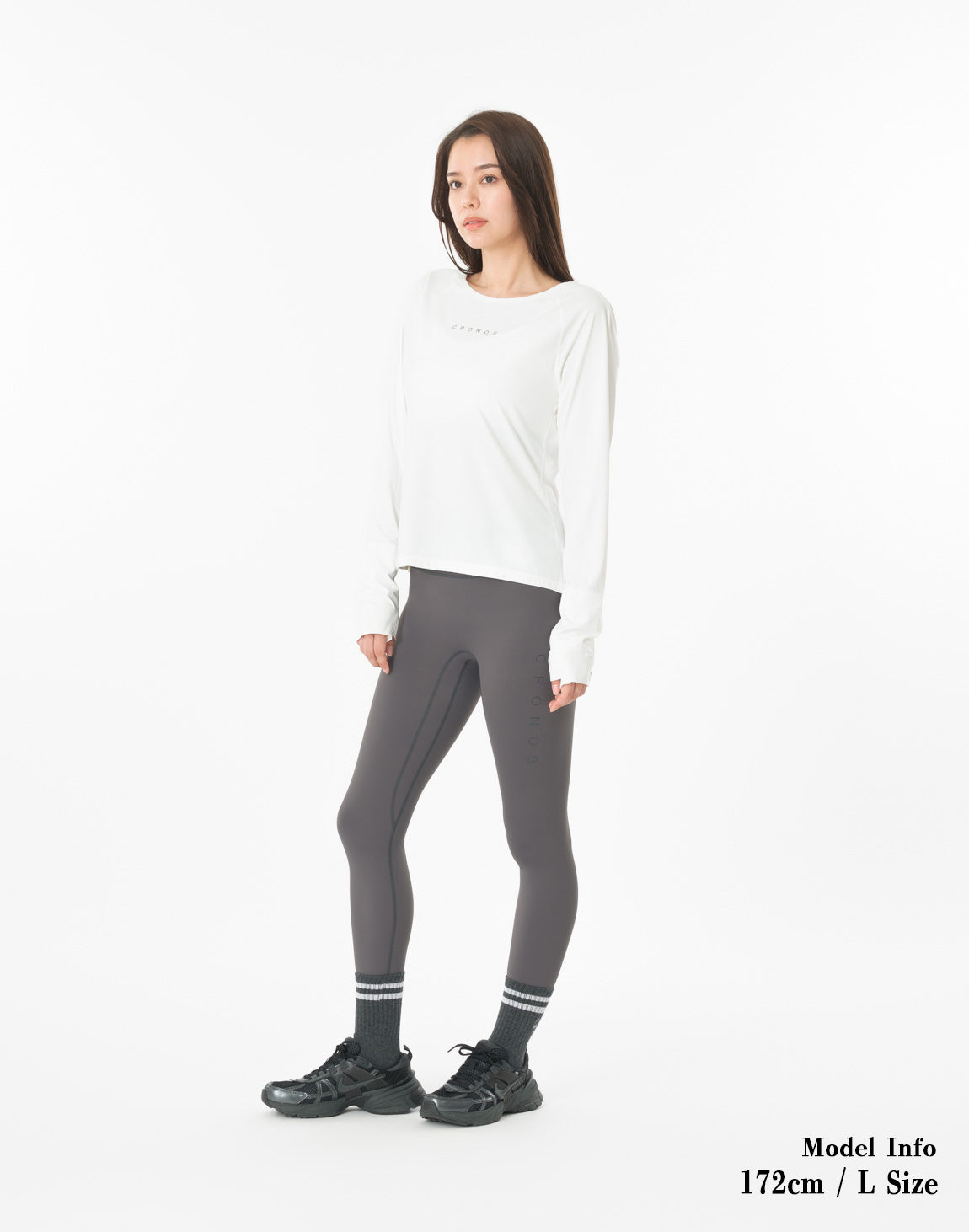 CRONOS WOMEN × KASANE ELEVATE LEGGINGS【GRAY】