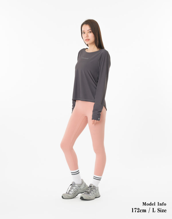 CRONOS WOMEN × KASANE Poise Long Sleeve【GRAY】