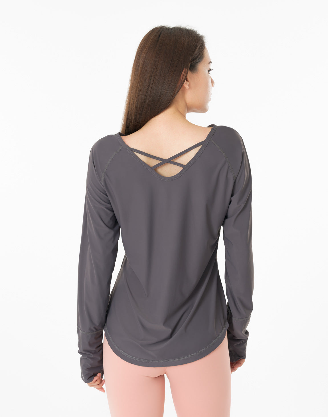 CRONOS WOMEN × KASANE Poise Long Sleeve【GRAY】