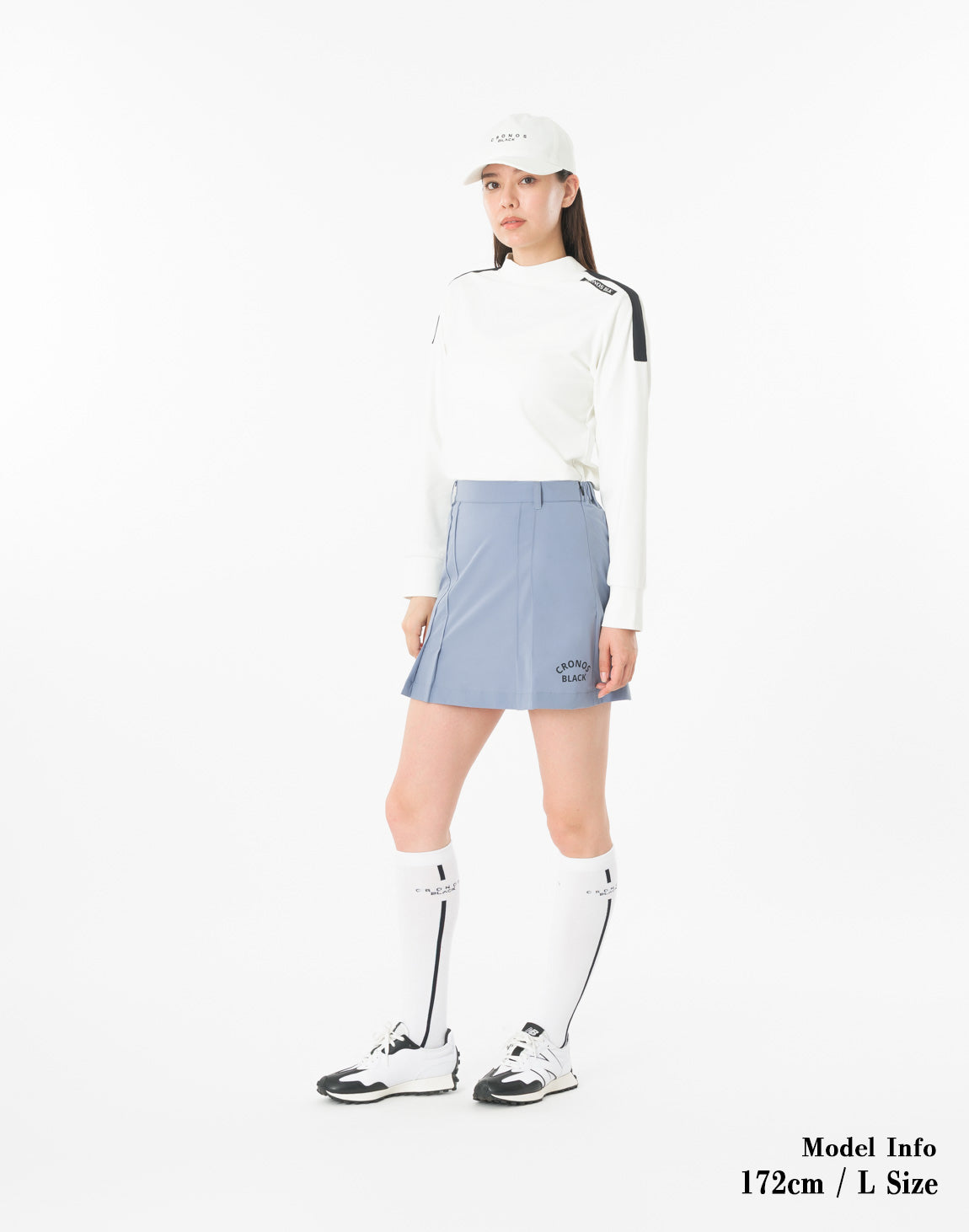 CRONOS BLACK WOMAN WEATHER SHIELD skirt【BLUE】