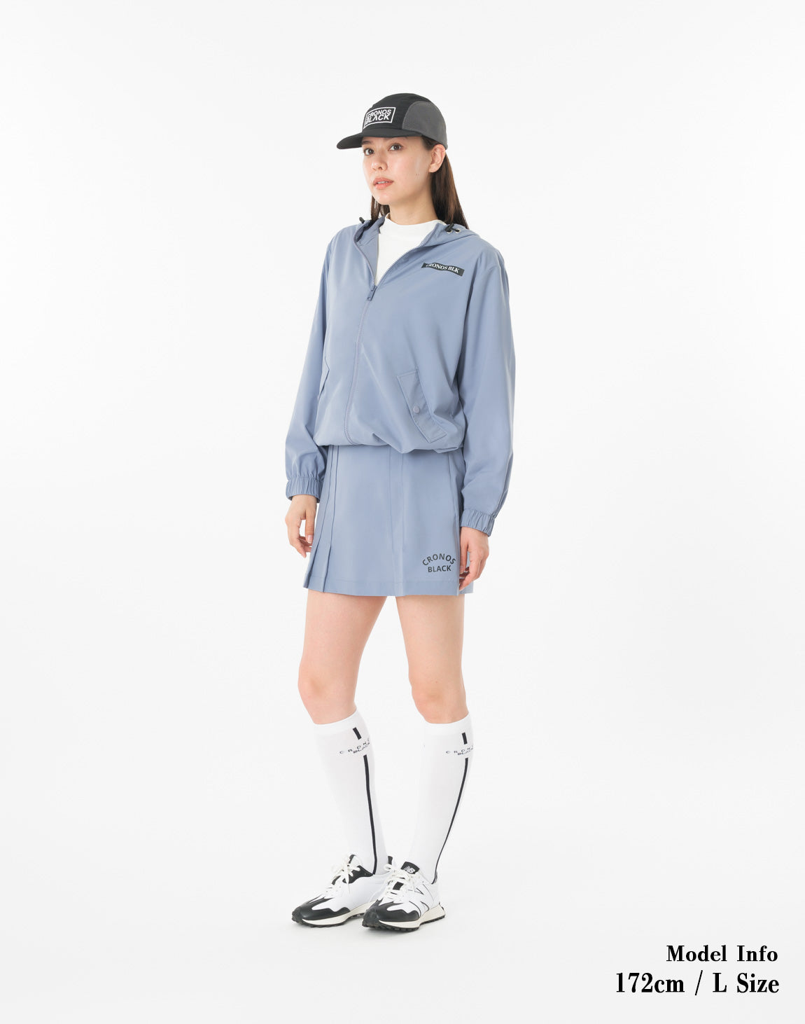 CRONOS BLACK WOMAN WEATHER SHIELD skirt【BLUE】