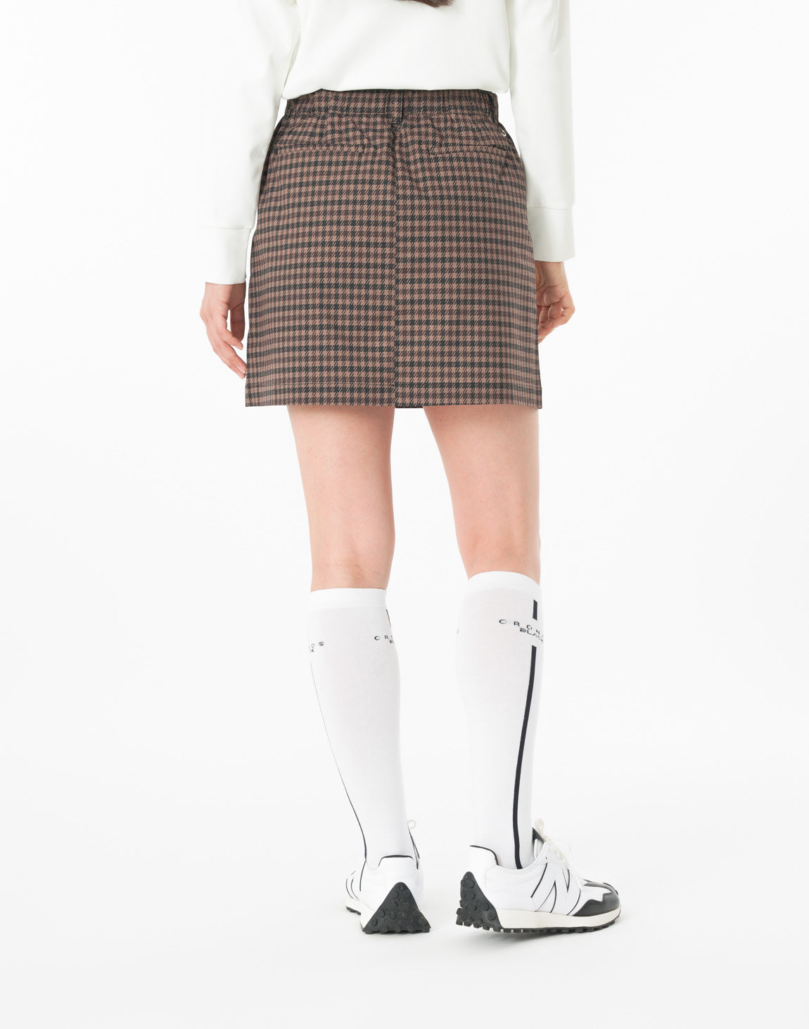 【新品•未使用品】CRONOS ゴルフ ワンピース ホワイト Mサイズ BLACK WOMEN【GOLF】