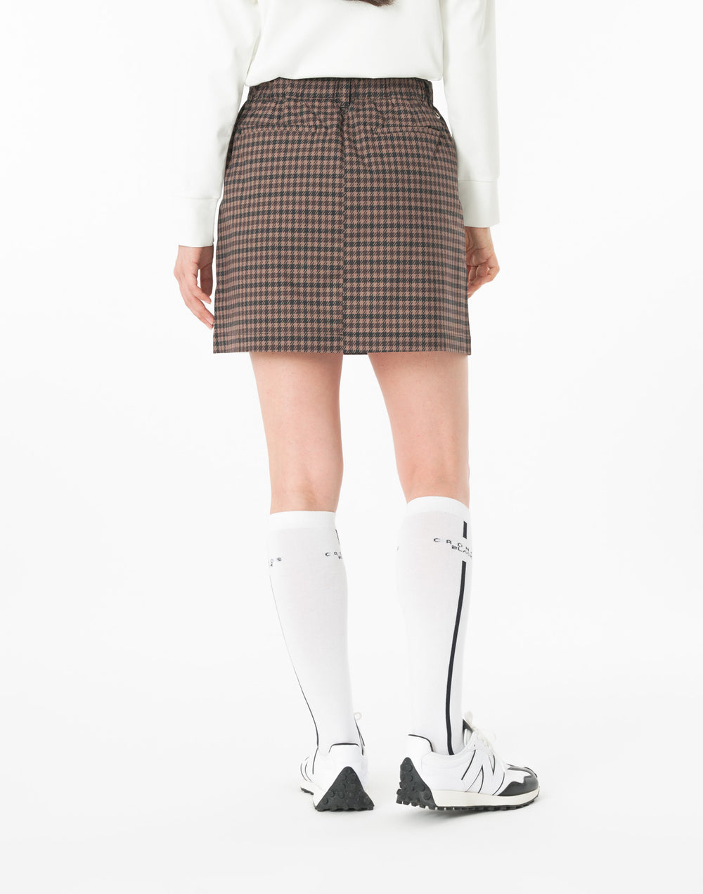 CRONOS BLACK WOMAN WEATHER SHIELD skirt [BROWN]