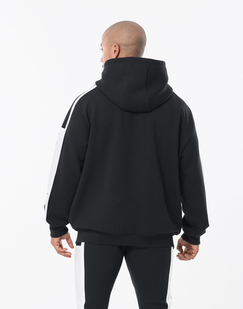CRONOS LITE VOLUME HOODIE [BLACK×WHITE]