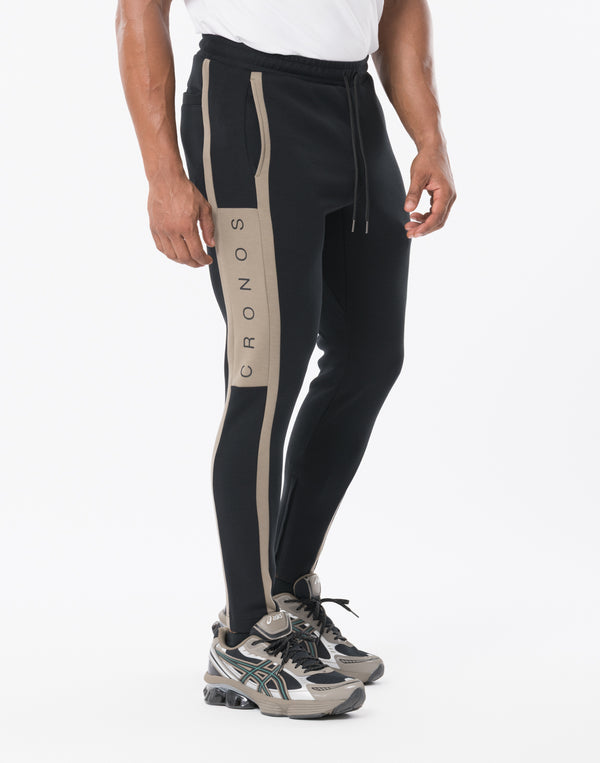 CRONOS LITE VOLUME Long Pants [BLACK×TAUPE]