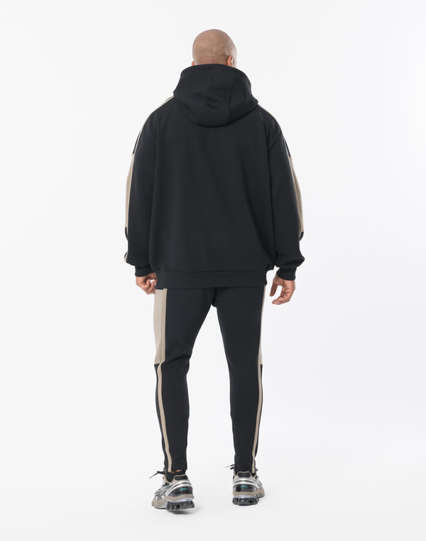 CRONOS LITE VOLUME HOODIE [BLACK×TAUPE]