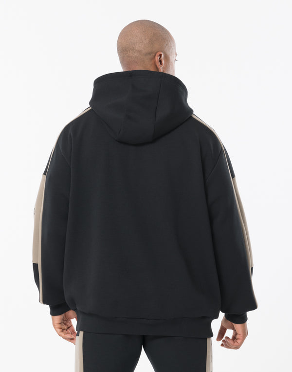 CRONOS LITE VOLUME HOODIE [BLACK×TAUPE]