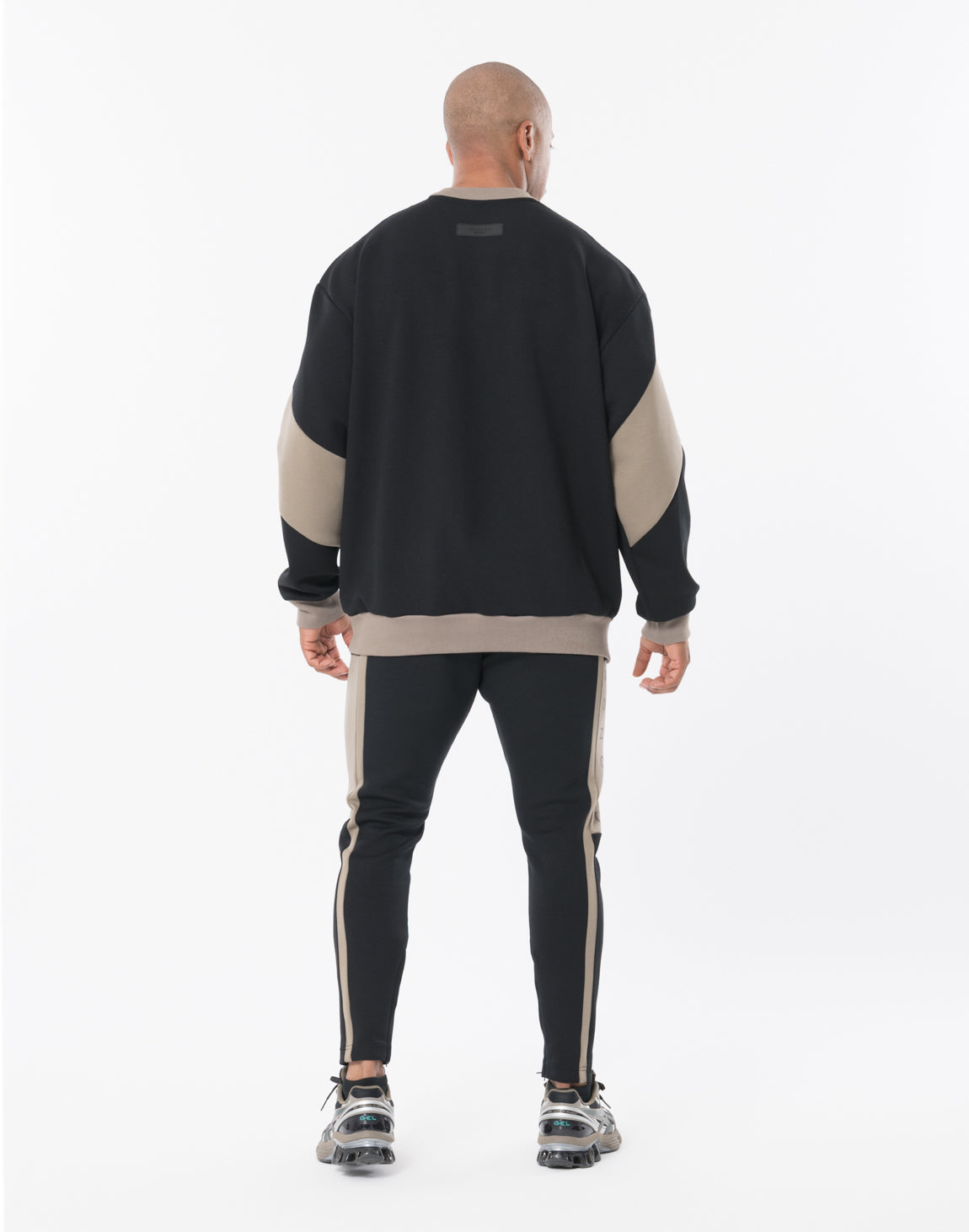 CRONOS MODERN LITE SWEAT【BLACK×TAUPE】