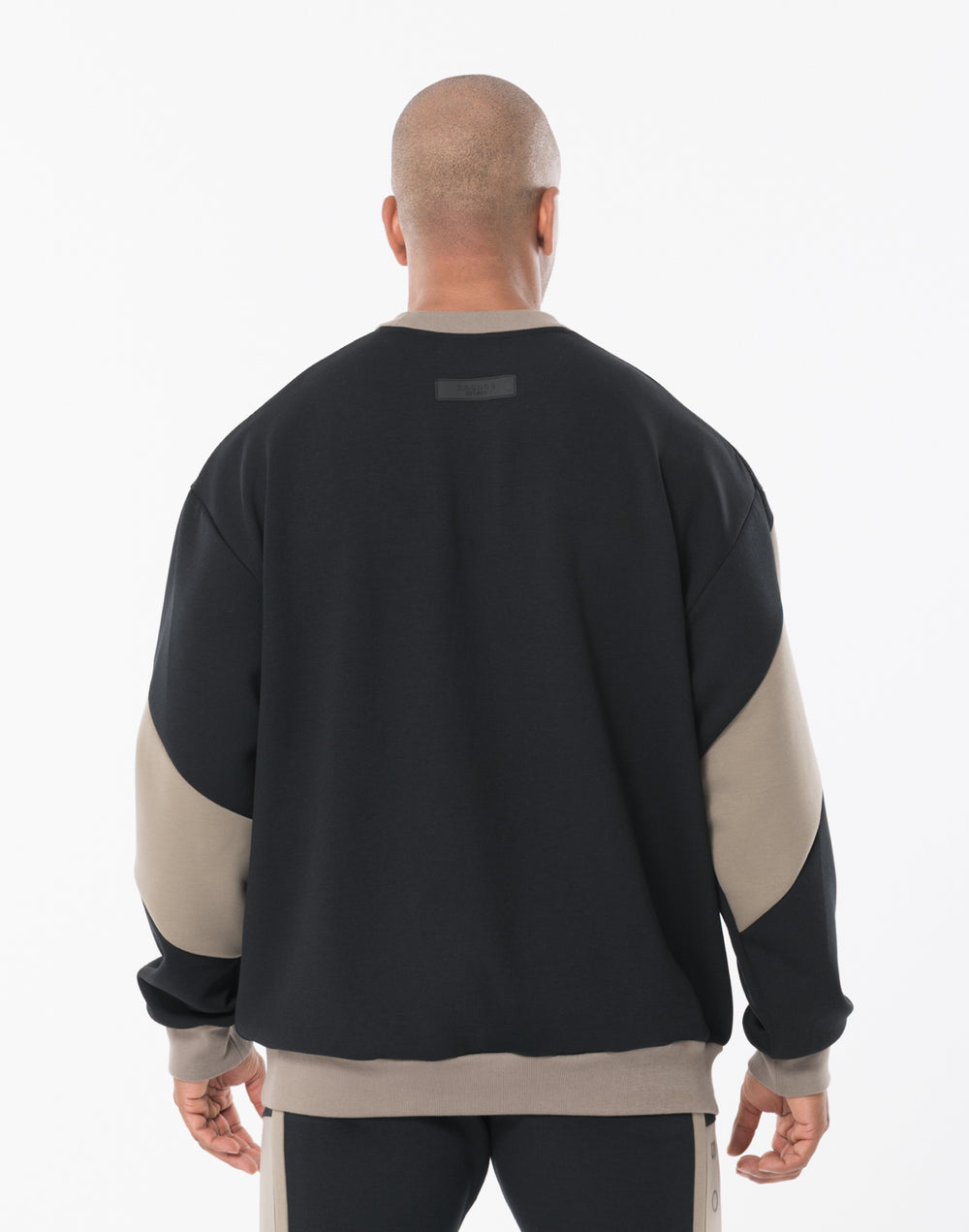 CRONOS MODERN LITE SWEAT [BLACK×TAUPE]