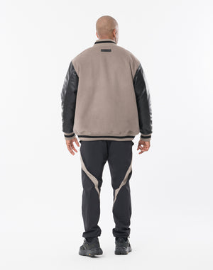 CRONOS STRETCH VARSITY JACKET [TAUPE]