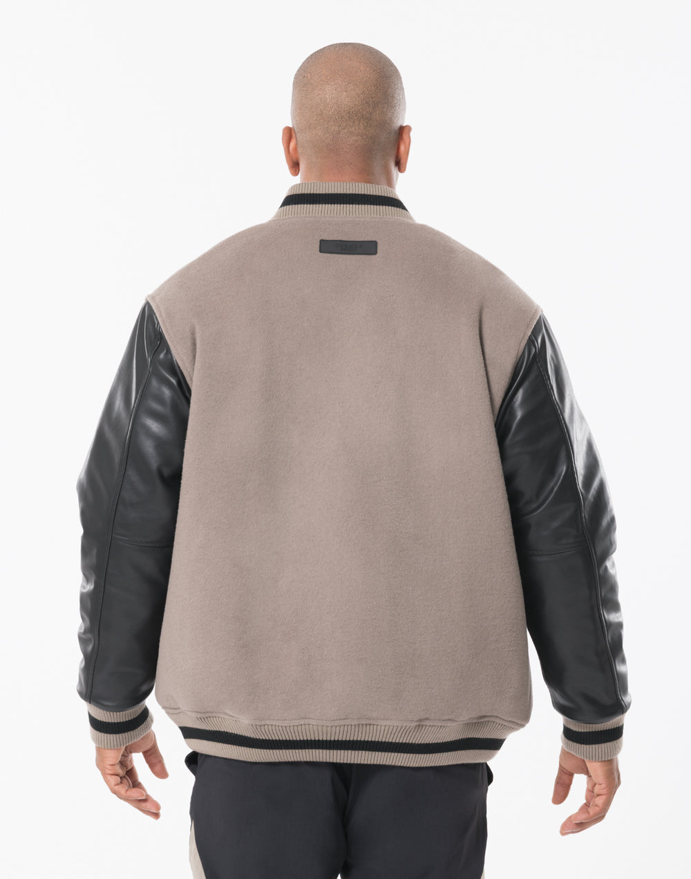 CRONOS STRETCH VARSITY JACKET [TAUPE]