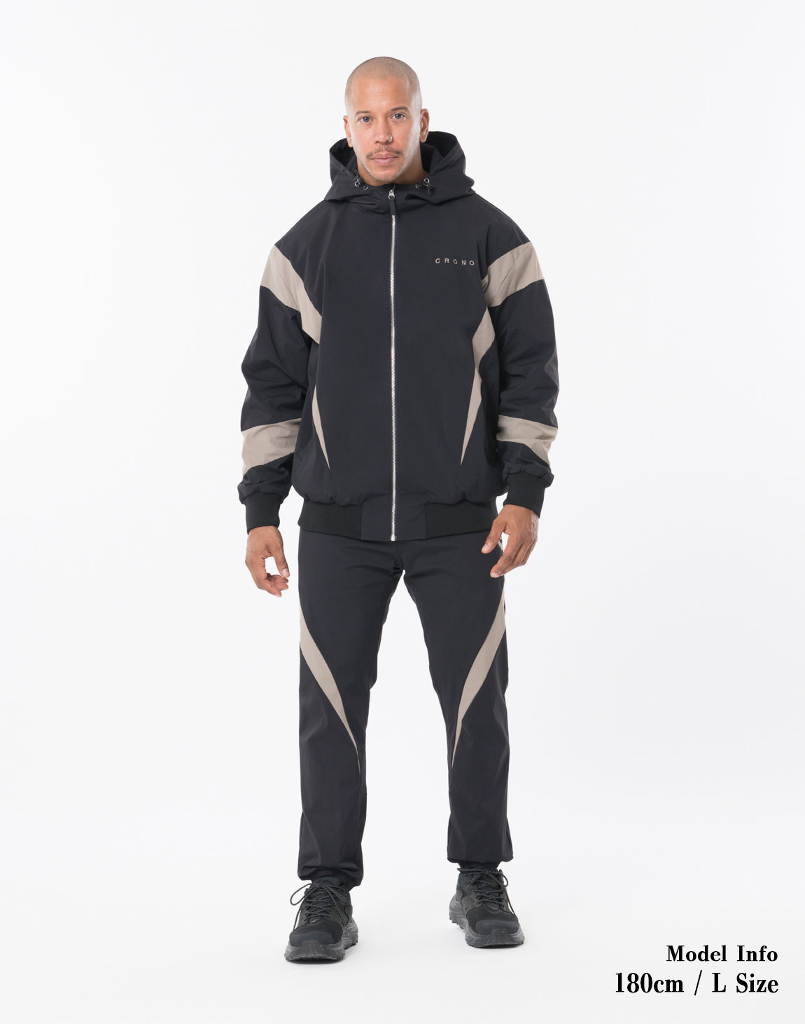 CRONOS ACTIVE WINDBREAKER【BLACK×TAUPE】