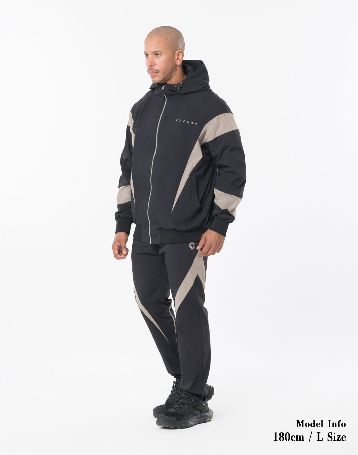 クロノス ロングパンツ CRONOS ACTIVE Long Pants【BLACK×TAUPE】